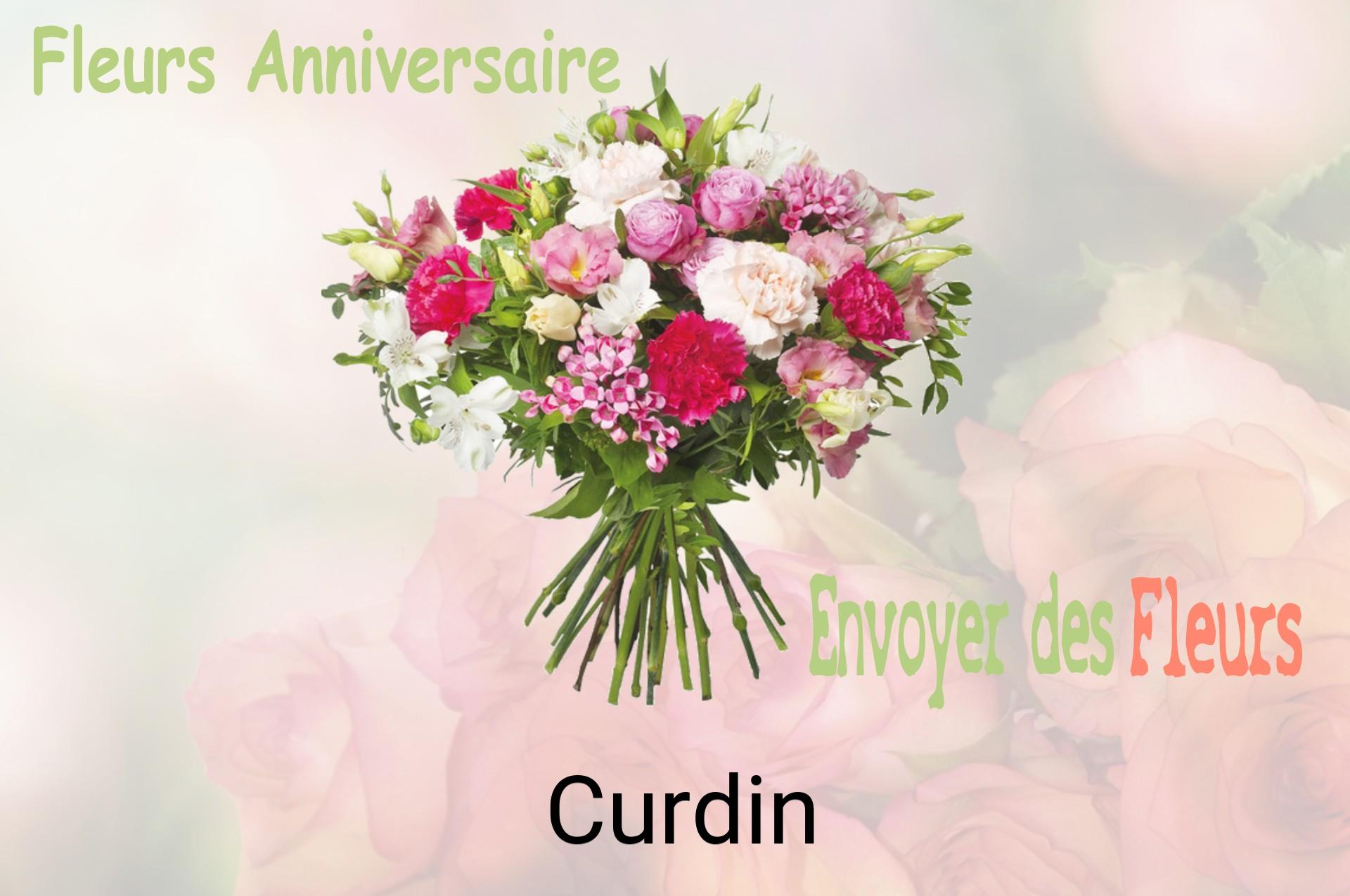 Bouquet de fleurs d’anniversaire livré à Curdin